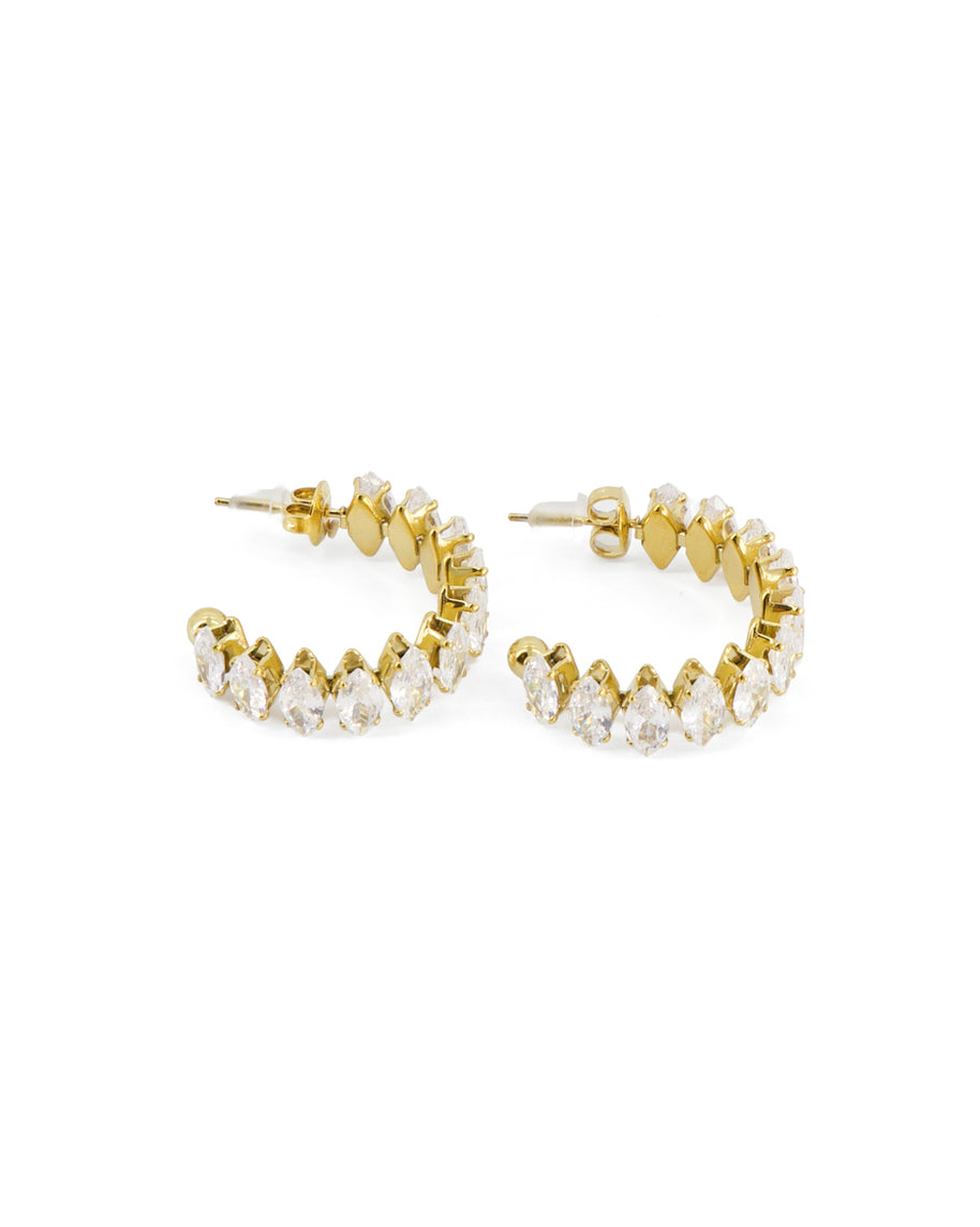 Aretes CRYSTAL GOLD