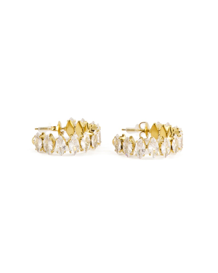 Aretes CRYSTAL GOLD