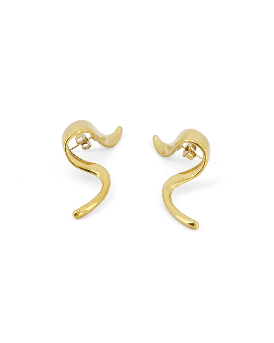 Aretes EIRA — acero inoxidable