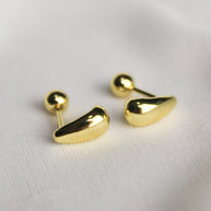 Aretes EIRA — oro laminado