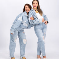 Pantalón LACE DENIM