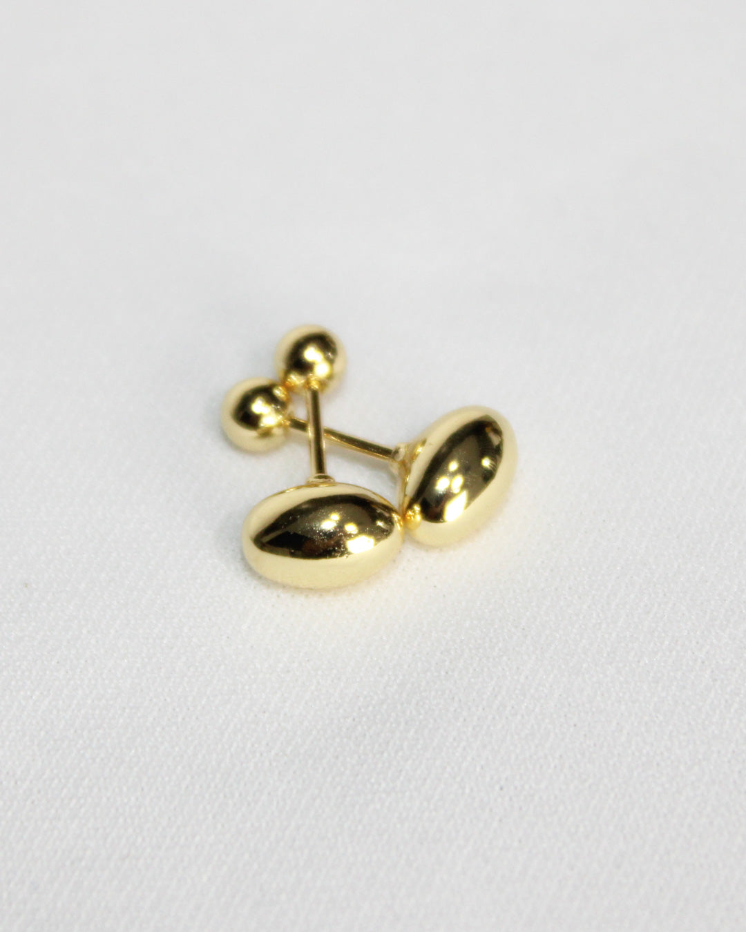 Aretes NUMA — oro laminado