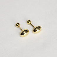 Aretes NUMA — oro laminado