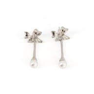 Aretes PEARL BOW