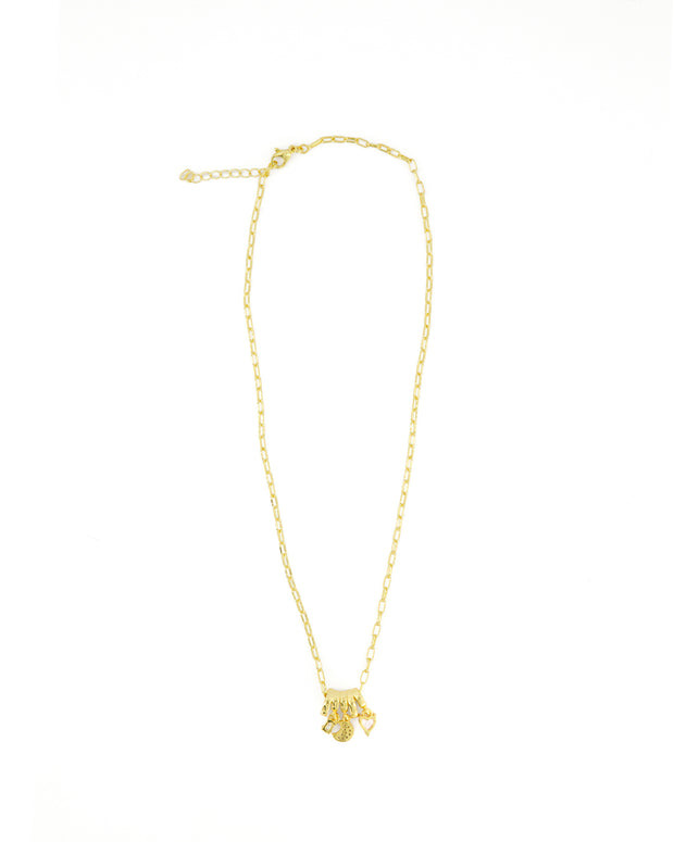 Collar SERAPHINE — Dije de Luna y Corazón